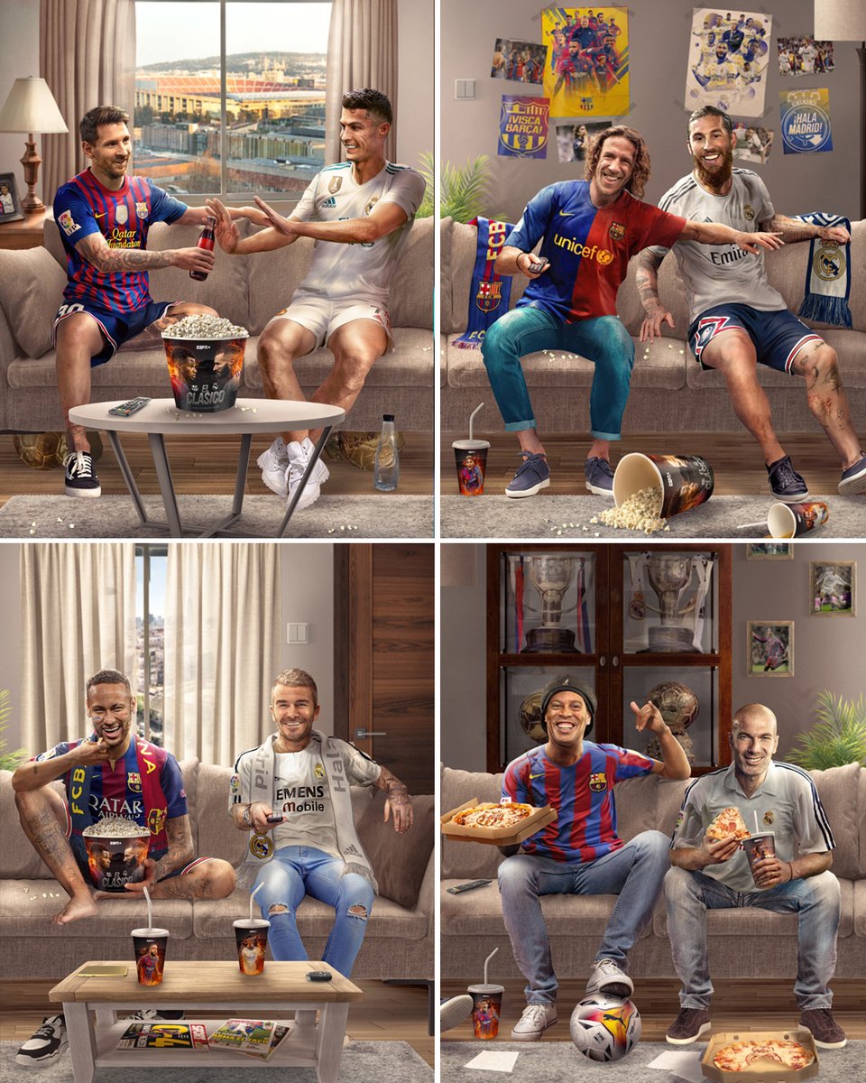 Barcelona vs. Real Madrid in the Copa del Rey semi-finals... 

Somebody grab the 🍿