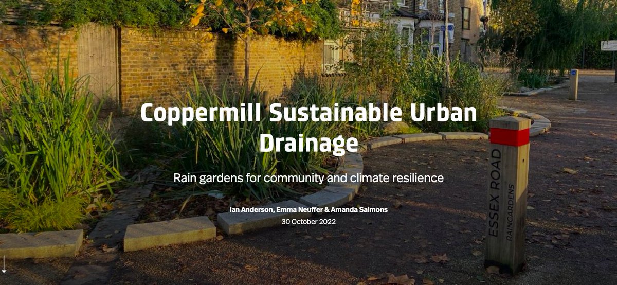MeristemDesign's tweet photo. Amazing case study on how to roll out community maintained Sustainable Urban Drainage Schemes (SuDS) based on our Coppermill Rain Gardens in Walthamstow for @wfcouncil @Labourstone   
https://t.co/FVL52ATUdt https://t.co/lU6DcEB9pN