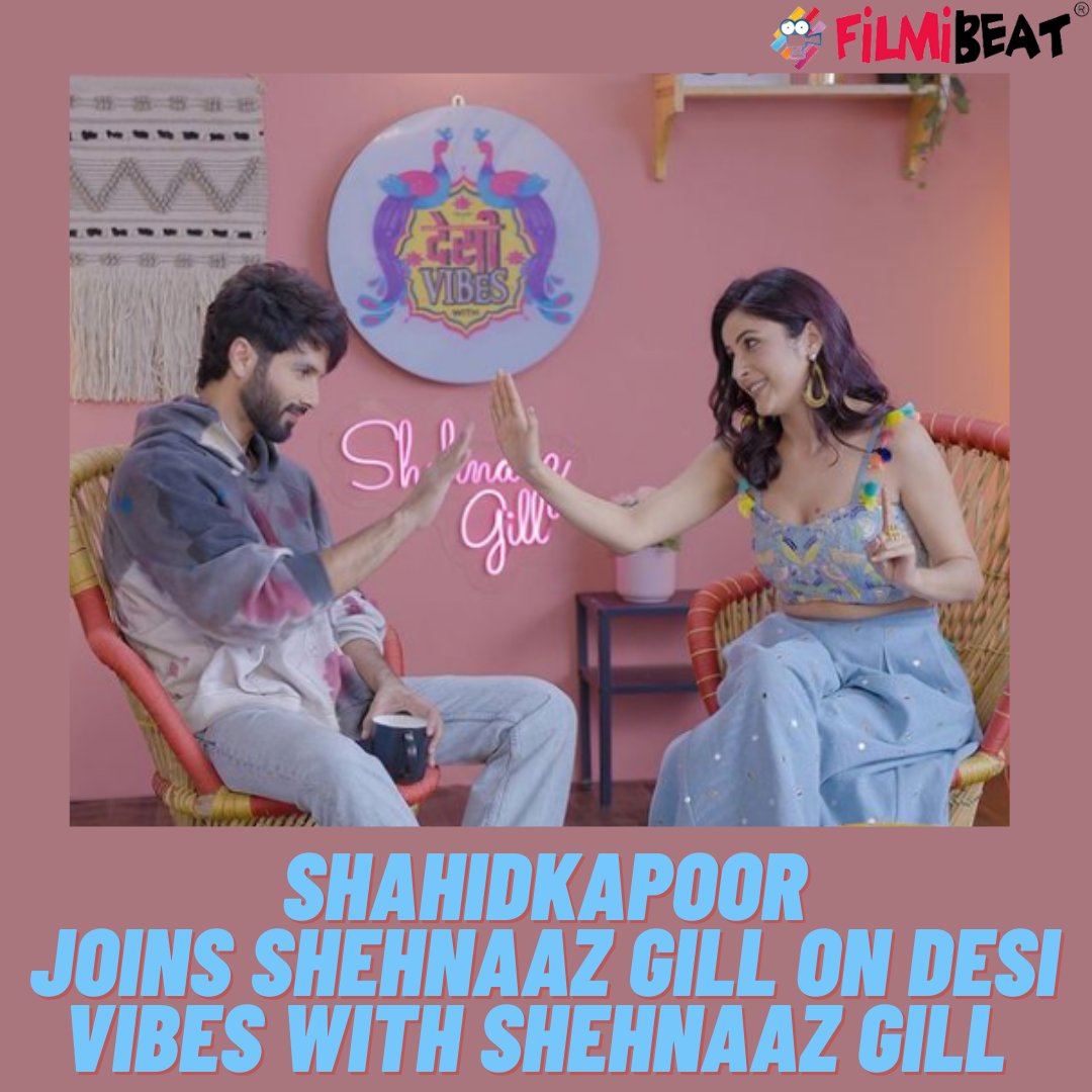 filmibeat's tweet photo. Are you Excited For this episode Desi Vibes With Shehnaaz Gill ! 

#SHEHNAAZGILL #shahidkapoor  #farzi #bollywood #DesiVibesWithShehnaazGill 
https://t.co/inQlmnsZju https://t.co/5tKmR4osTe