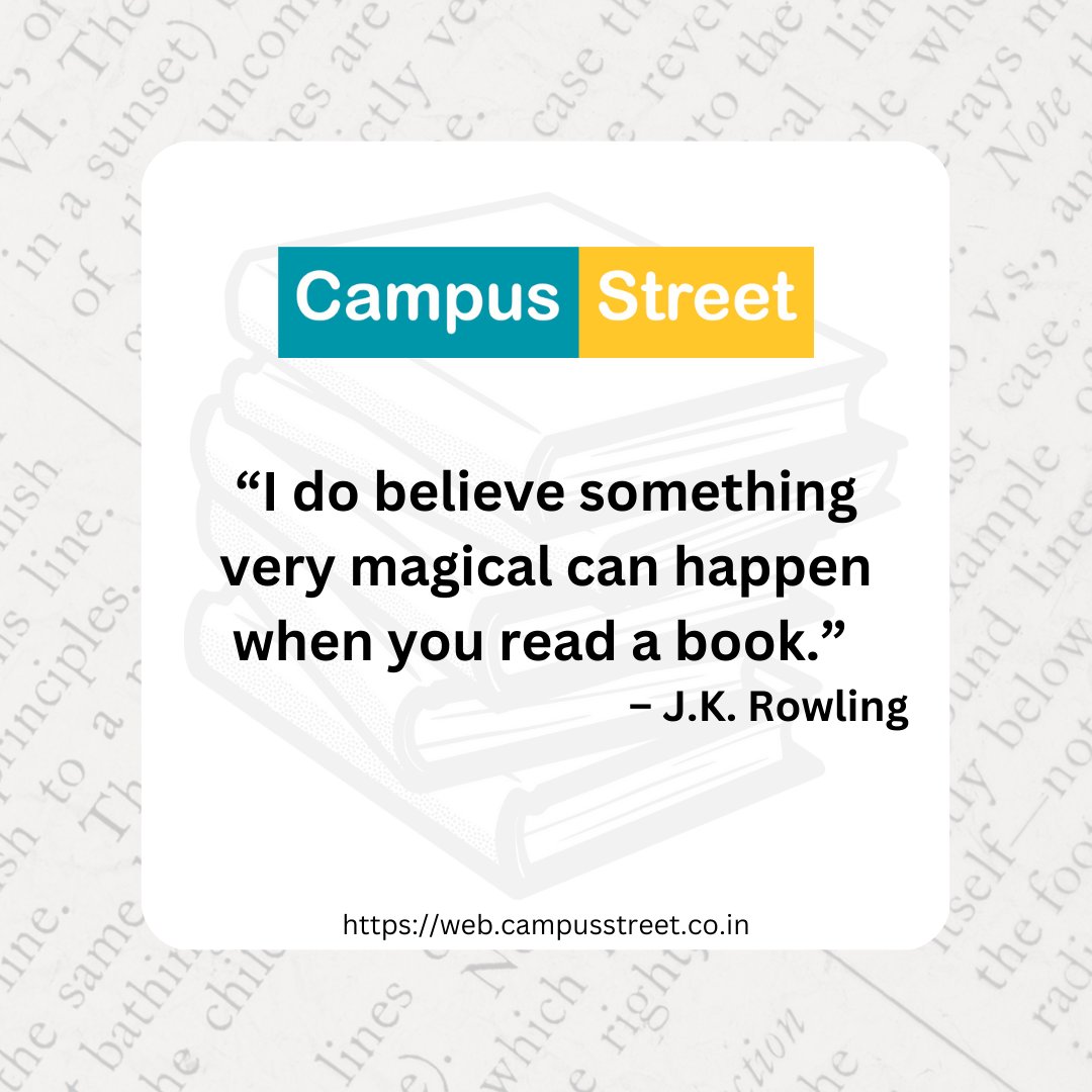 thecampusstreet's tweet photo. "Satisfy you passion
for reading by buying
your favorite books
from campus street"

#campusstreet #motivation #studentmotivation #knowledge #knowledgeforlife #investment #knowledgeforlife #campusstreet #inspirational  #inspiredlife #success #successfullife #hardwork #achievement https://t.co/pfmnnRxKEI