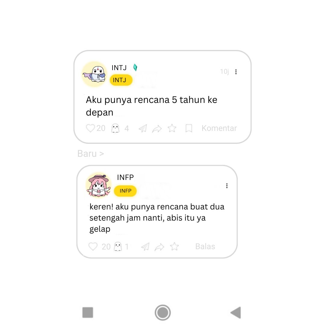 Boo_Indonesia's tweet photo. Auk ah gelap ~
#INTJ #INFP #memeINTJ #memeINFP #16personalities https://t.co/j01rTpLHpr