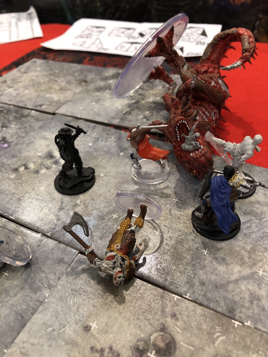 hmvtweets's tweet photo. Our first Dungeons &amp; Dragons club was held in @hmvChester! The incredible Mattie hosted the adventure whose journey set foot from the Telfords Tavern of Chesterûn town 🏕️Many ghastly beings ventured within the realm. Still, the sheer teamwork and fierce creativity served well 🐉 https://t.co/JIdynUzAde