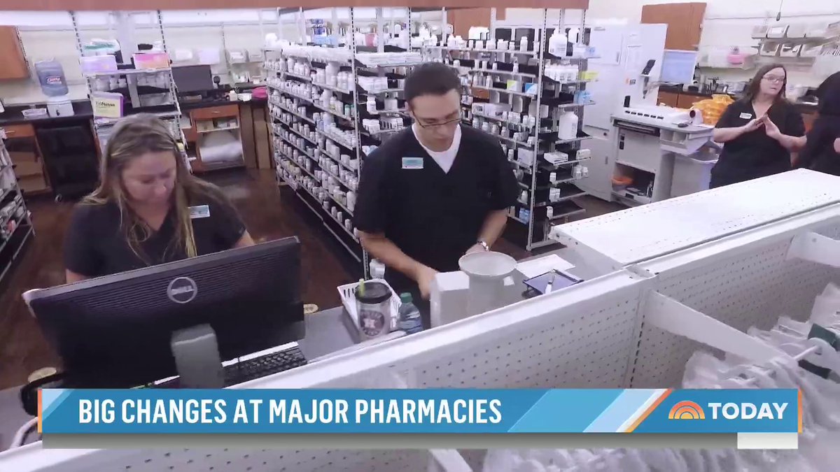 CVS and Walmart announced plans to scale back pharmacy hours as the