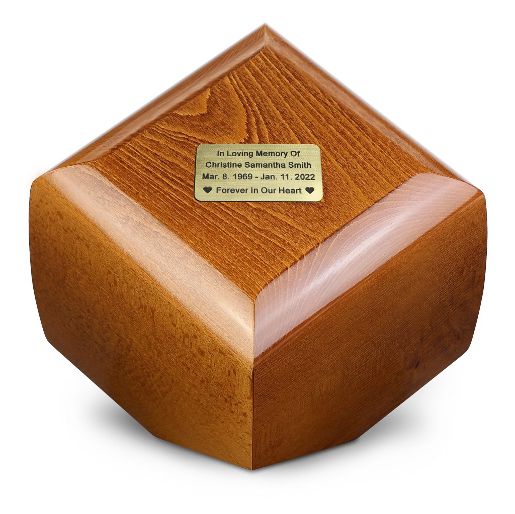 RememberForeve6's tweet photo. This beautiful urn is made of natural wood and has a modern, sleek design. The wooden texture and the natural color of the wood create a warm and comforting feel, making it a suitable choice for both home display and burial. https://t.co/RJ42gbeciA