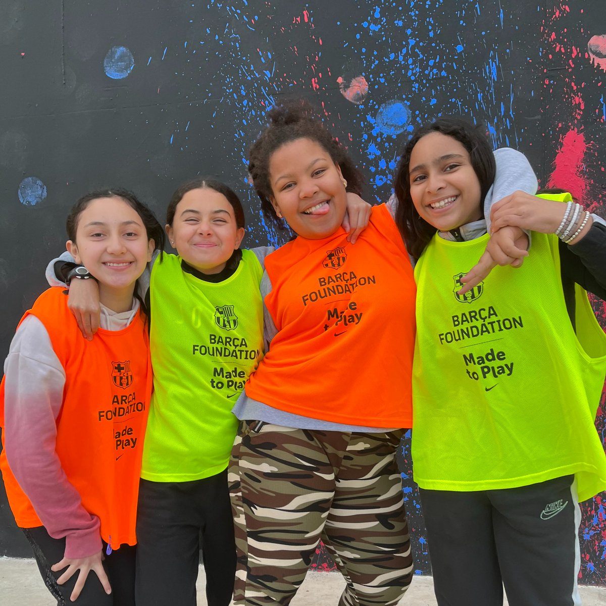 FundacioFCB's tweet image. Primera sortida de la temporada a l'espai Play Barcelona de Nike al Forum! Gaudint de l'esport amb l'objectiu de fomentar la inclusió social. 🤗 #MadeToPlay @Nike
