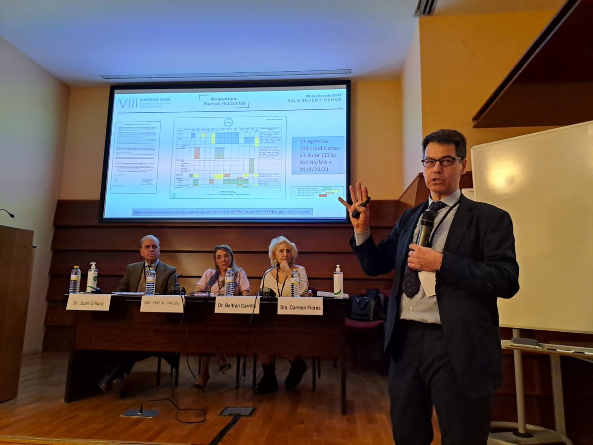 El VIII Simposio de la SAME (Sociedad de Acupuntura Médica de España) tuvo lugar en el Ilustre Colegio Oficial de Médicos de Madrid el 28 de enero de 2023 al que acudieron también autoridades del Colegio y la Presidenta de la Asociación El Defensor del Paciente.

#acupuntura