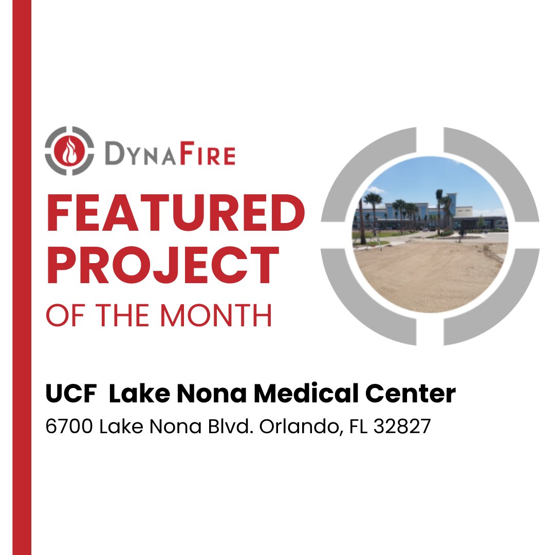 DynaFire1's tweet photo. Exciting news! 📣 The UCF Lake Nona Medical Center is now a receiver and transmitter of our DynaNet wireless monitoring system!
🚨 Check out some of the systems we have designed, installed, and maintained over the years here. https://t.co/78NJnc9qVt

#FireProtection #FireSafety https://t.co/CB565N7zPS