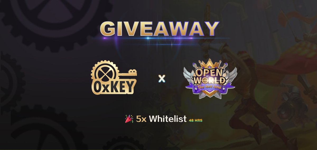 GameBoy  X 0xKEY freemintWL*5🎁
The Lost Land是GameBoy平台的首款即时战略Gamefi，GameBoy NFT持有者可以获得The Lost Land的盲盒（价值239U）与代币空投
要求：
1️⃣关注 <a href="/GameBoyNFTs/">GameBoy: GameFi Aggregator Platform</a> <a href="/TheLostLandNFT/">Open World: The Lost Land⚔🛡</a> &amp; <a href="/FEIlXIE/">0xFEI</a>
2️⃣♥️ +🔁
3️⃣标记3个朋友
4⃣加入DC discord.gg/HGtwZyZafv
48H
#NFT #GameFi  #p2e