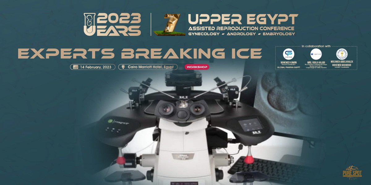 UEARS Embryology Workshop 👏
EXPERTS BREAKING ICE
In collaboration with
Global Pharma - <a href="/coopersurgical/">CooperSurgical Fertility Solutions</a>  - Egyptian Society of Embryology &amp; A.R.T
Register Now via this link:
bit.ly/ExpertsBreakIce
#IVF #Embryology #UEARS2023