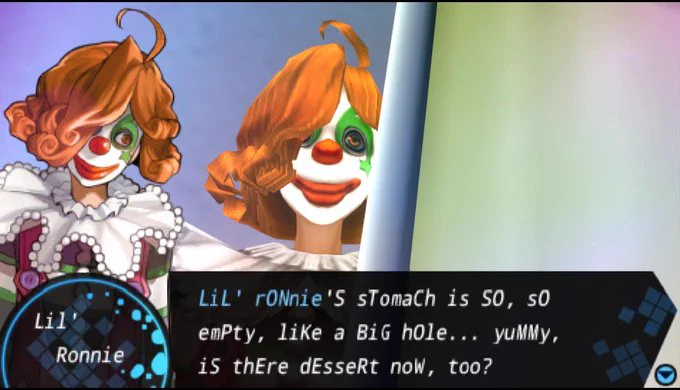 today's clown of the day is Run Ru (Lil' Ronnie) from Fate! 