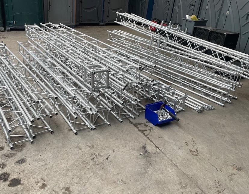 Prepping with <a href="/Run_Ride_Race/">Run Ride Race Events</a> Events for a major Liverpool event. If you need a Race Arch, Staging, Crowd Barriers, Sound Equipment and Power, Head over to these guys and gals... #race #running #Marathon #sport #10k #5k #funrun #colourun #familyrun #halfmarathon #sportsday #school