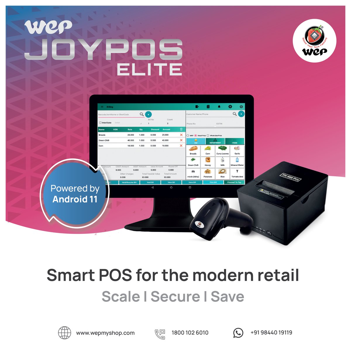 WeP-Retail Billing Printer tweet media
