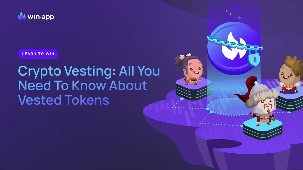 win_app's tweet photo. When researching a new #crypto project for a possible #investment, always look at their #vesting schedule! π°
#cryptovesting should be an integral part of any #Web3 project worth your time. πͺ
Read more here π https://t.co/IWrMv6jjzx
#blockchain #Play2Earn https://t.co/y7GQH8mAnQ