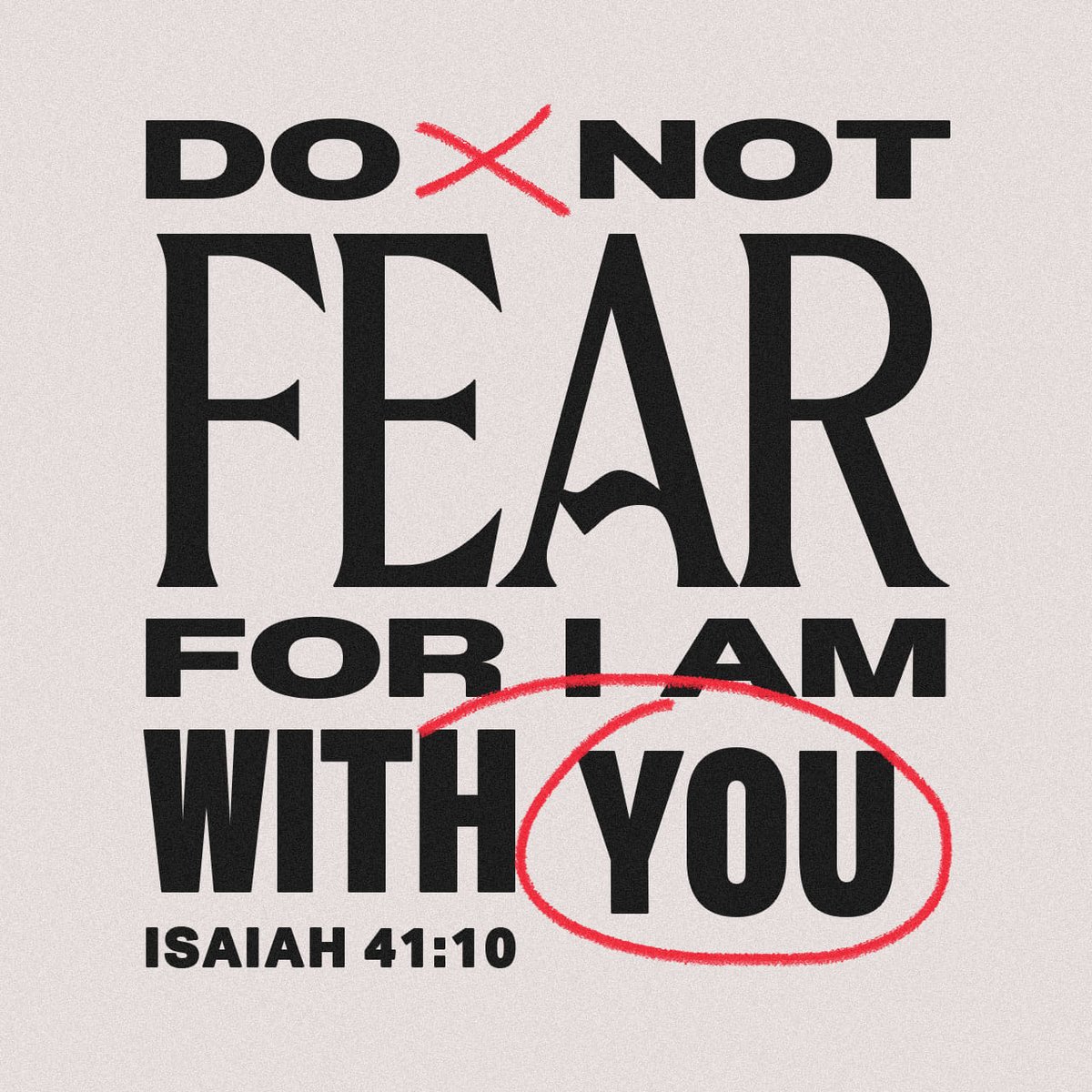 YouVersion's tweet photo. Isaiah 41:10 https://t.co/T43gMxa3nA