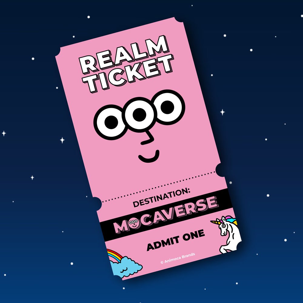 GM everyone!

We're giving away 10 Realm Tickets 🎟️

🤝 Follow <a href="/MocaverseNFT/">Mocaverse (old account)</a> &amp; <a href="/nansen_ai/">Nansen 🧭</a>
❤️ Like &amp; retweet
👇 Drop your Polygon address below + Answer: What's the 24H volume of Realm Tickets? (Hint: nsn.ai/mocaverse)

🔥 10 winners will be announced by Feb 1, 11:59PM ET