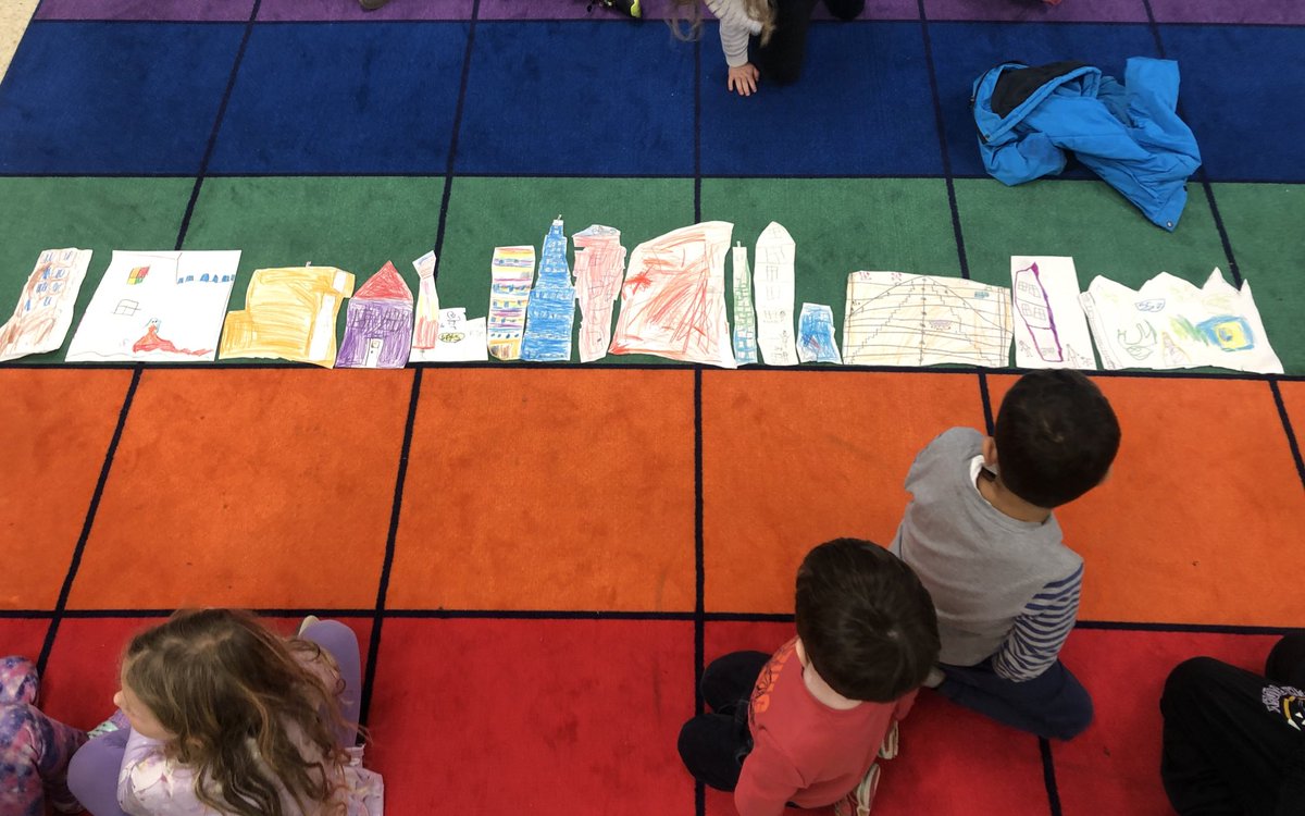 MrsGeorge_GES's tweet photo. On Friday, we reviewed our unit on measuring and comparing length. We had so much fun designing our own buildings to create our class city. We compared lengths to our friends buildings and to cube sticks. 🌆🏙 https://t.co/Kzibr0DMc6