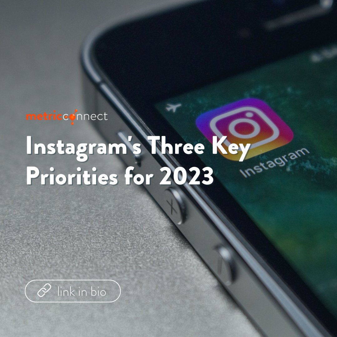 Curious about what Instagram has in store for us this 2023?

Here are Instagram's key areas of focus in 2023, according to Instagram CEO Adam Mosseri. 👇

#metricconnect #instagrammarketing #instagramtrends #instagramupdate #leicesterbusiness #nottinghambusiness