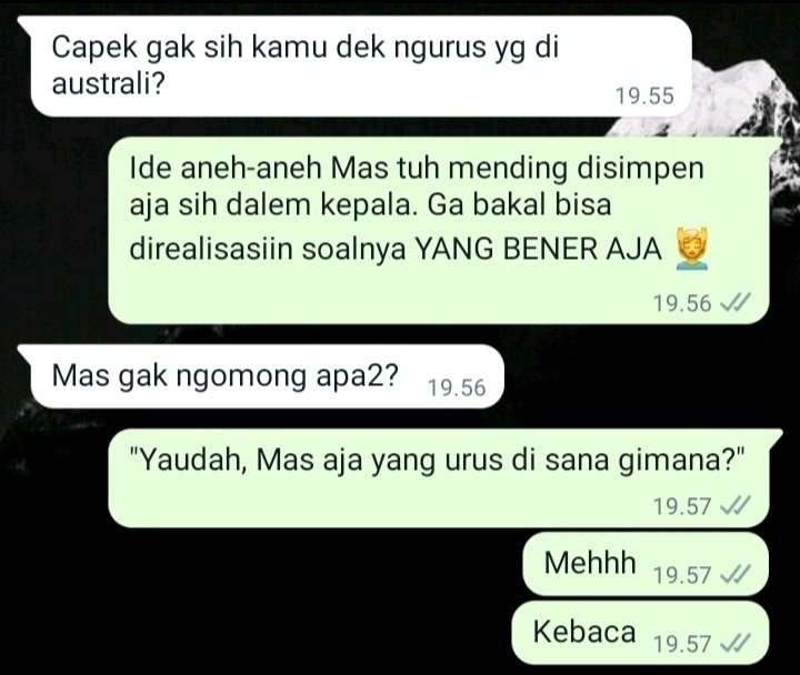 _kay1's tweet photo. Terus usaha ya @/mas gua tersayang. Semoga suatu saat gua bisa luluh. Tapi, ya kagak tau kapan wkwkwkwk 🤣 https://t.co/pelyqEM2aY