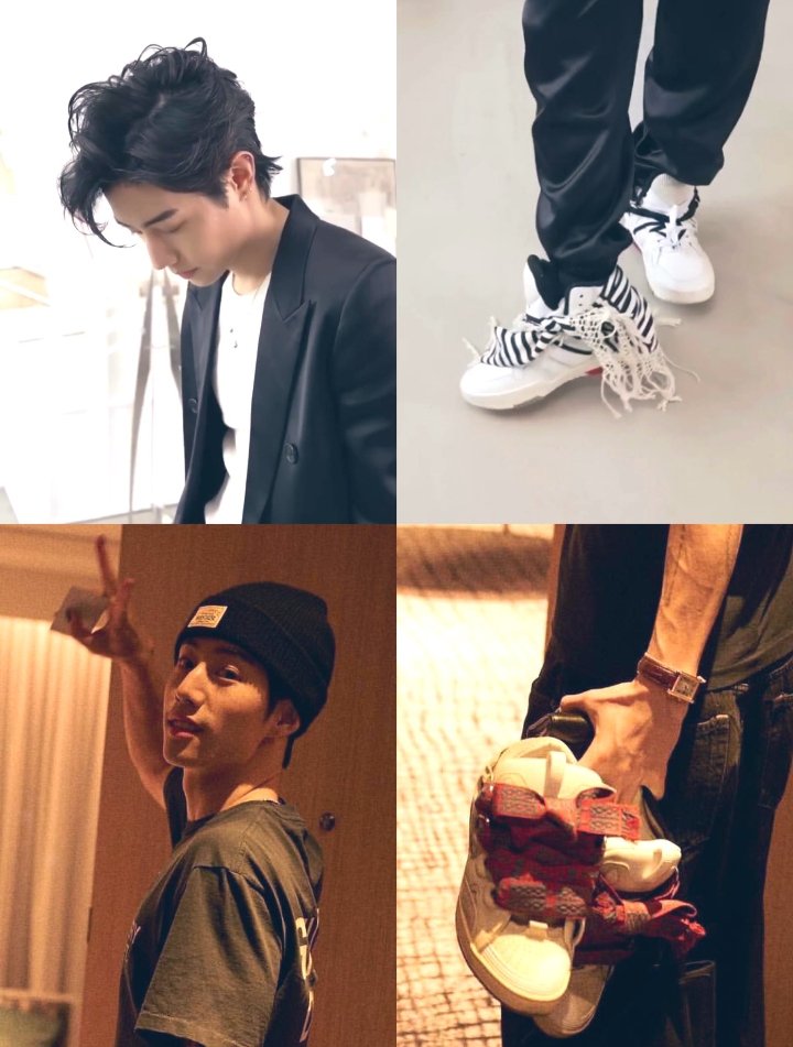 ZHRM6yvD7gOyZgb's tweet photo. Their shoes π€
Not same but their style are so similar nowadays
#marksana #marktuan #sana #twice #got7 https://t.co/je1J1MSMw6