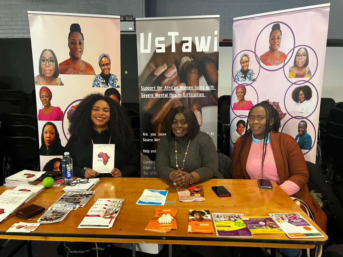 mama_poverty's tweet photo. @DebutterflyCIC representing #MHaPP at the @cahn_uk wellbeing market fair @WMADEWOMAN @blossomfound @OlivePathway @SupportSawn @MadzunzuTendayi @EuniceNgure4 @ObadoManchester @CAS_rochdale https://t.co/1PfKAZ91no