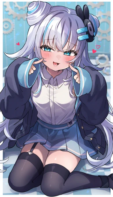 skeb絵です未兎クロノちゃん #清楚なクロノ 