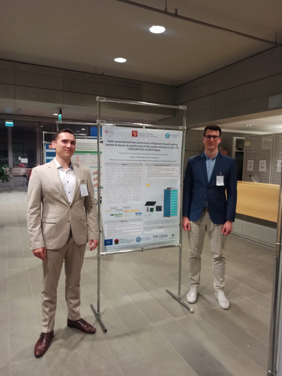 Coolspaces4LIFE's tweet photo. English:
On September 28, 2022 we took part in the 5th edition of the Polish Scientific Network: Climate Change: Science &amp; Society conference in Wroclaw. The conference was dedicated to the causes and consequences of climate change and hosted scientists from around the world. https://t.co/XDhU0vyk7l