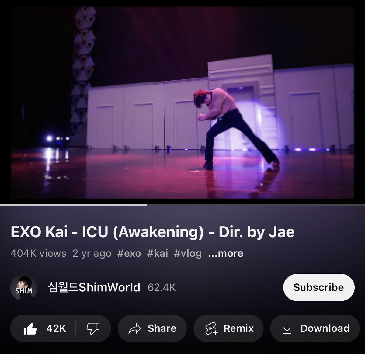 exolyoutubeteam's tweet photo. January 30th
ICU (awakening)
๐ https://t.co/K2kWoNW6IG
@weareoneEXO #EXO #KAI #JanuaryWithKAI https://t.co/YmLgonhhni