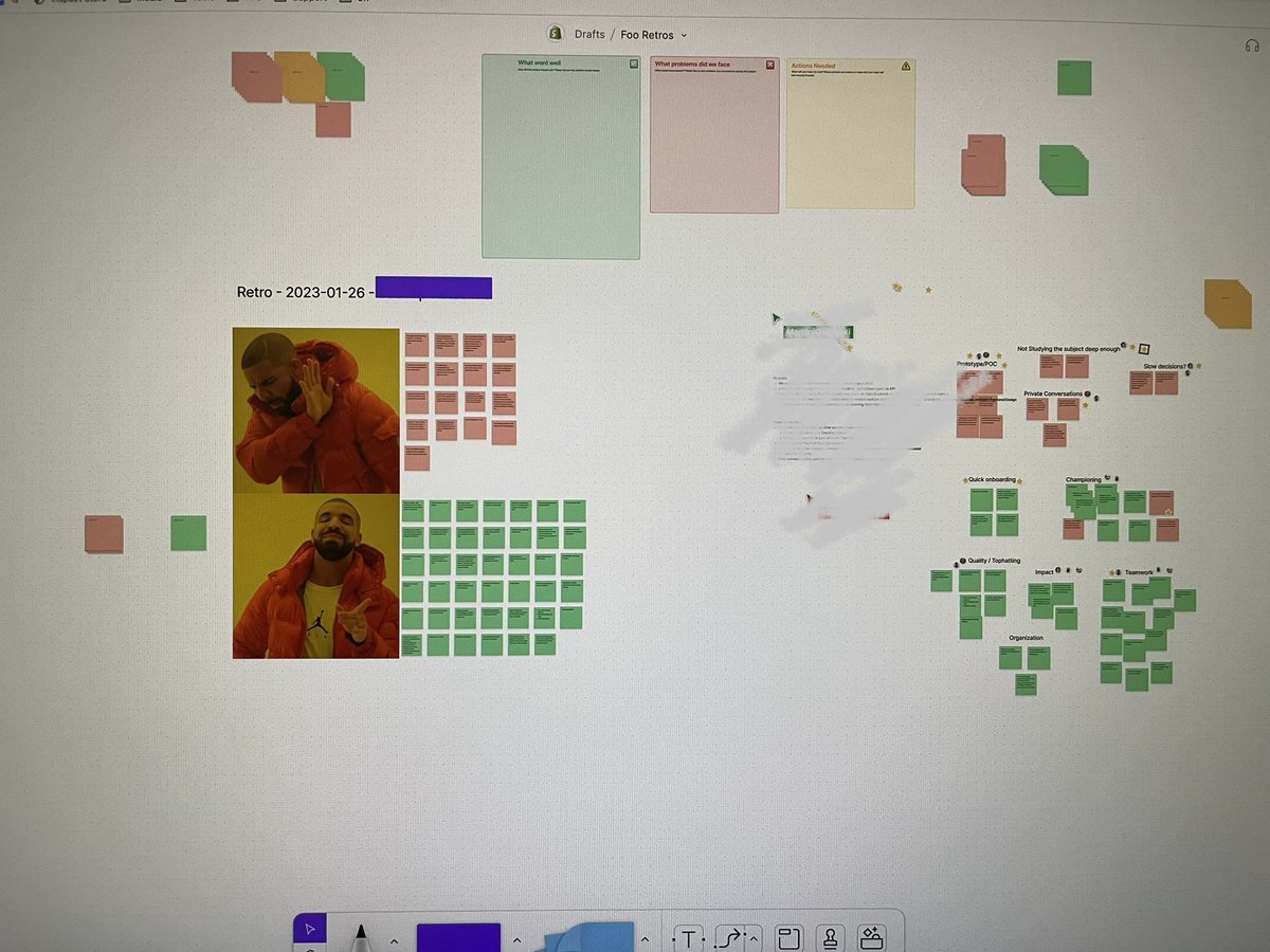 gregoriock's tweet photo. We just used the best Retrospective template ever https://t.co/zq8XNtfgqs
