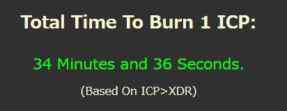 icpburn's tweet photo. Now, burning 1 #ICP needs 34 minutes, at the same time, about 1.2 #ICP allotted to be minted per second.
Inflation of #ICP is huge!! #bitcoin #Ethereum #BNB #Dfinity #AgainstInflation https://t.co/pGD6C5vWjC
