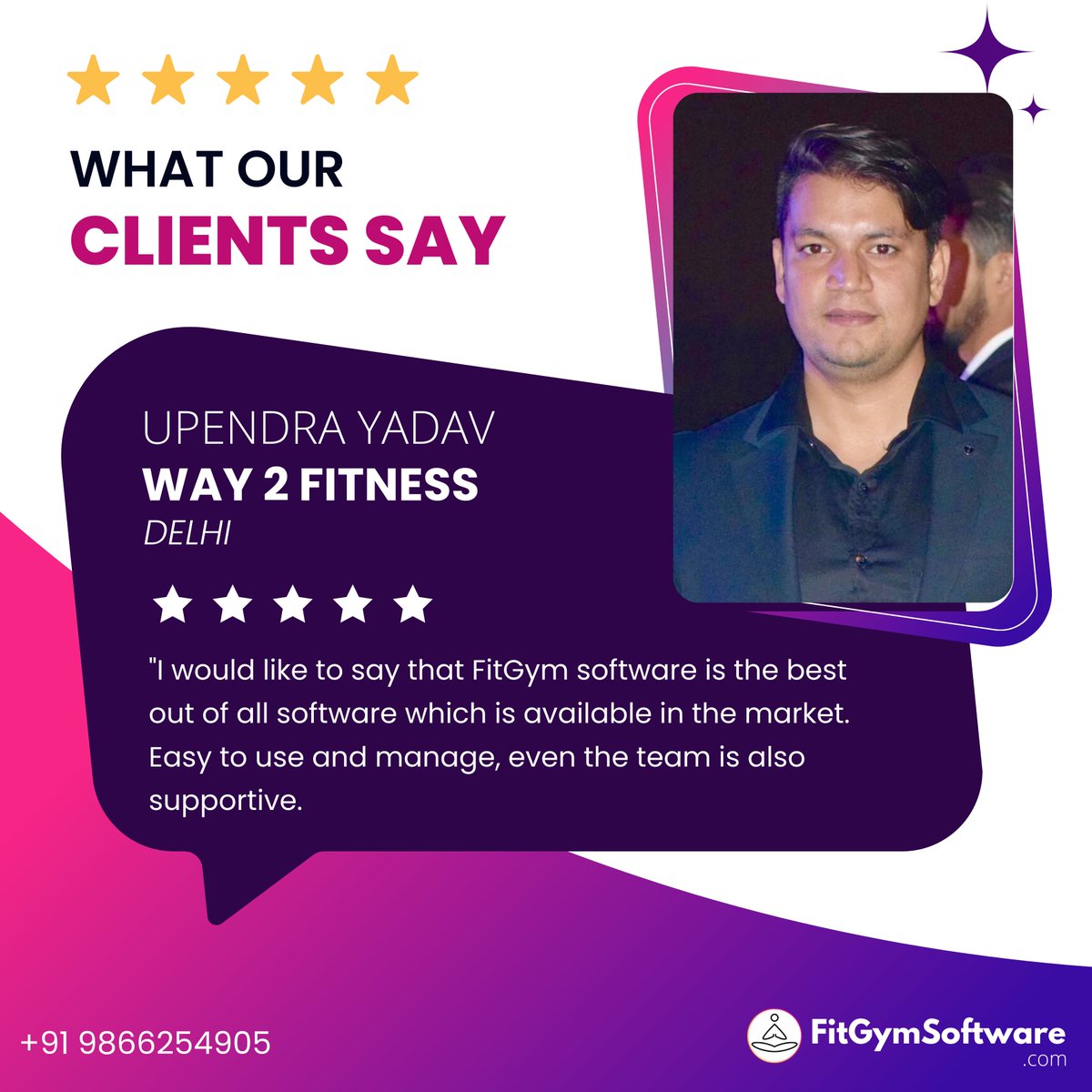 fitgymsoftware's tweet photo. Great to hear @FitGymSoftware helping you to manage business in more better manner.
Thanks https://t.co/iMnIqS7sVN for being our valuable client.
#fitgymsoftware #fitness #delhi #fitnessdelhi #gymopening #newgym #gymowner #gymowners #gymownerlife #gymownerproblems https://t.co/GzKTPE043k