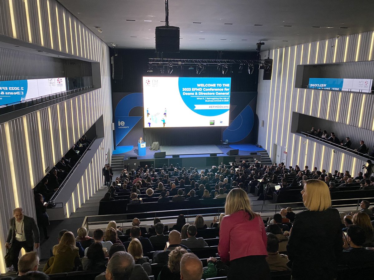 Conférence opening in Madrid #EFMD #ISTEC