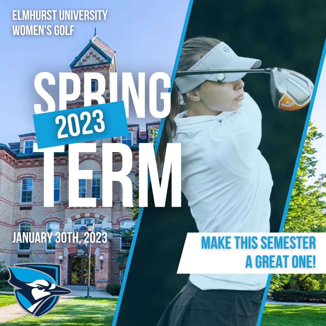 FIRST DAY OF CLASSES! We are so excited to have our students back on campus this spring!! 🏌🏼‍♀️📚