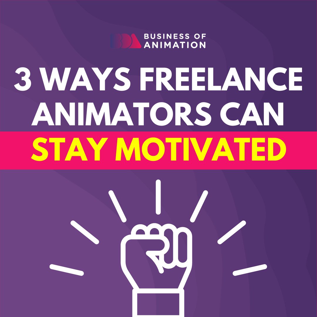 animationbiz's tweet image. As a freelance animator, you enjoy control over your own time and projects. Stay on track, avoid distractions, and stay motivated with these 3 tips!

#FreelanceMotivation #MotivationHacks #Motivation #Animation #Freelance