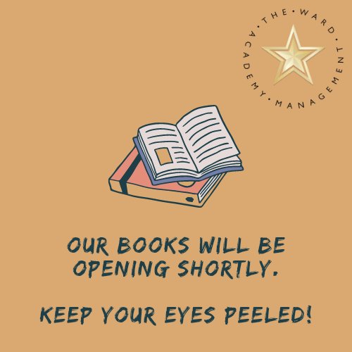 *** BOOKS OPEN SOON ***

We'll be opening our books for new Adult and Child clients shortly. 

Keep your eyes peeled 👀

#agent
#casting
#newclients
#actors

🎭