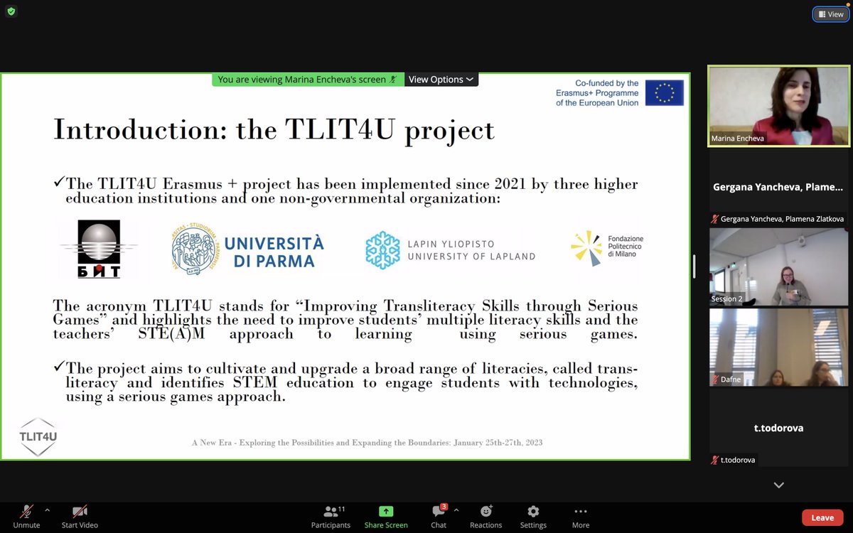 TLIT4U Project tweet media