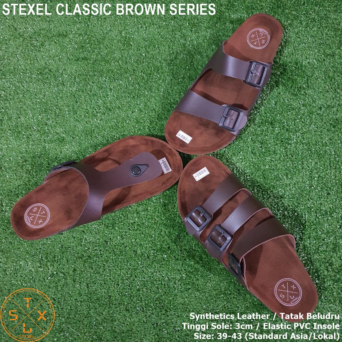 Hexpreme_Fortis's tweet photo. Sandal STEXEL CLASSIC BROWN SERIES https://t.co/8cMM0UyFIy #sandal #sendal #sandalpria #sandalcasual #sandalwanita #sandaltrendy #sandalkekinian #ootd #fashion #outfit #sandalkeren #stexel #cod