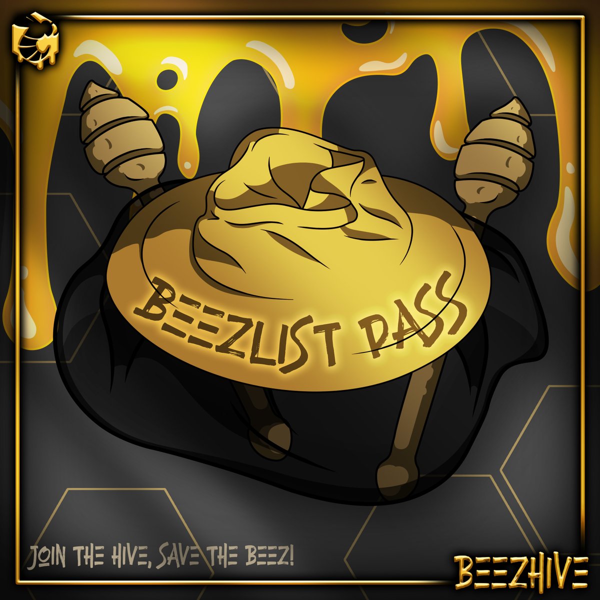 TheMandrillz's tweet photo. 🍯WHO LOVES HONEY?🍯

Mandrillz x BeezHive Giveaway🎉

🐝x1 BeezList Pass!🔥

Let's BLOW it up! 

To Qualify:
❶ Follow @BeezHiveNFT &amp; @themandrillz
❷ RT, Like &amp; Tag 3 #CNFT friends
❸ Say Hi👋 in the chat and find out about how sweet that honey is at https://t.co/Y1wqMOni6O https://t.co/7jOTcoDU7X