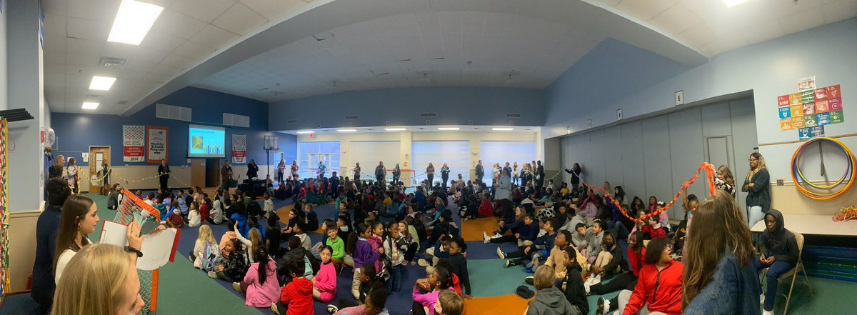Last week was our #KindnessChallengeWeek and our Ss showed great kindness to each other and our staff!!  This morning at our weekly <a href="/FHGES/">Forest Hills GES</a> #Mustangmeet-up, we surrounded our Ss with a paper chain of their #actsofkindness!!  <a href="/NewHanoverCoSch/">New Hanover County Schools</a> <a href="/KimFoleyEDU/">Kimberly Foley</a> <a href="/Lespinosa529/">luis espinosa</a>