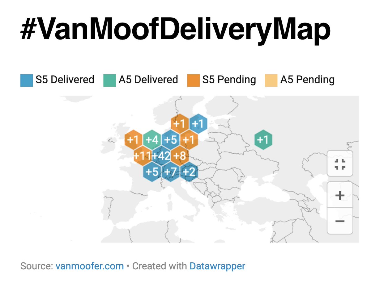 vanmooferNews's tweet photo. 🚲Exciting news for all #VanMoofers, the map now has over 100 entries! 

Thanks to everyone who has contributed so far. Let's keep spreading the word and help others track their S5/A5 delivery.

https://t.co/2v5yhy7j9K
 
#Vanmoof #EbikeLove #SustainableTransportation💚 https://t.co/OERI2LDbee