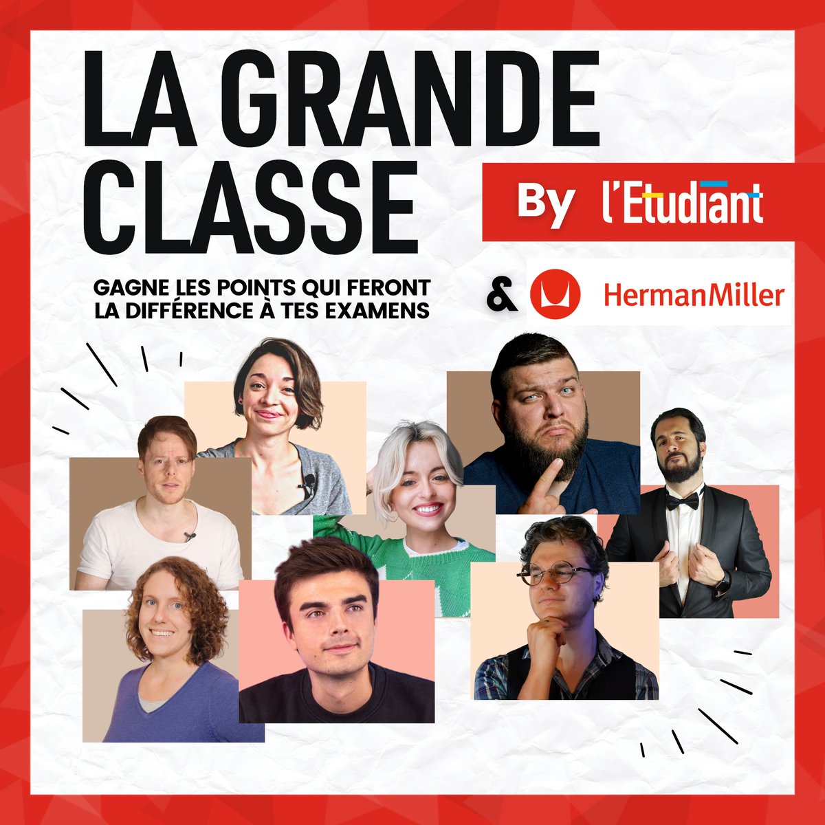 #SALONLETUDIANT • Découvre La Grande Classe By l'Etudiant ! 🧑‍🏫 Tu pourras assister à des Masterclass animées par des créateurs de contenu! 🎙

🙋 RDV au Salon de Paris du 3 au 5 février 2023 ✅ bit.ly/3JkutX5

👋 @HermanMillerEur
👋 <a href="/SchoolMouv/">SchoolMouv</a>