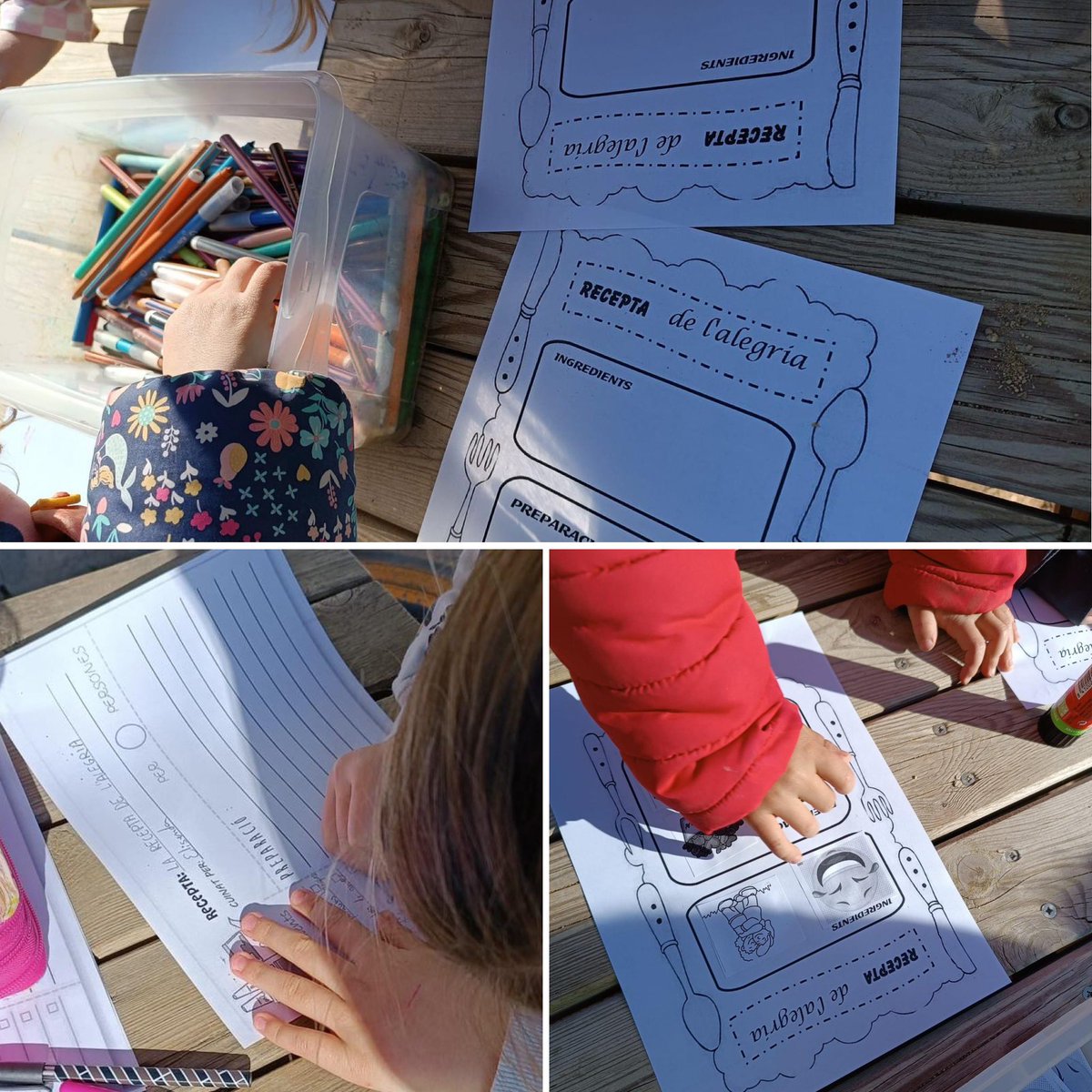 A l’ #EscolaVilademany fem la recepta de l’alegria!! 🥰