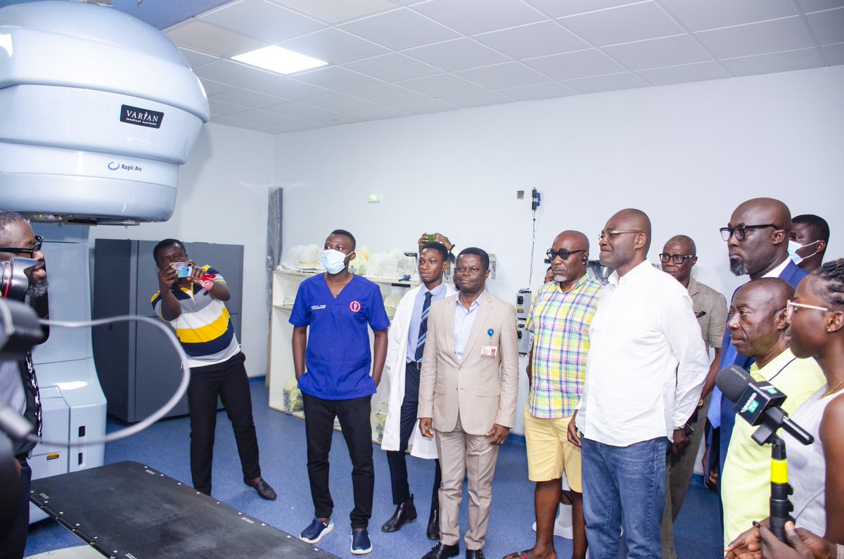 komfo_anokye's tweet photo. The one year Planned Preventive Maintenance (PPM) cost for the Linear Accelerator (LINAC) machine of the hospital which cost One Hundred and Forty-seven Thousand U.S dollars ($147,000.00) paid by Hon. Kennedy Agyapong was inspected when he visited. https://t.co/hhrxJAHRPC