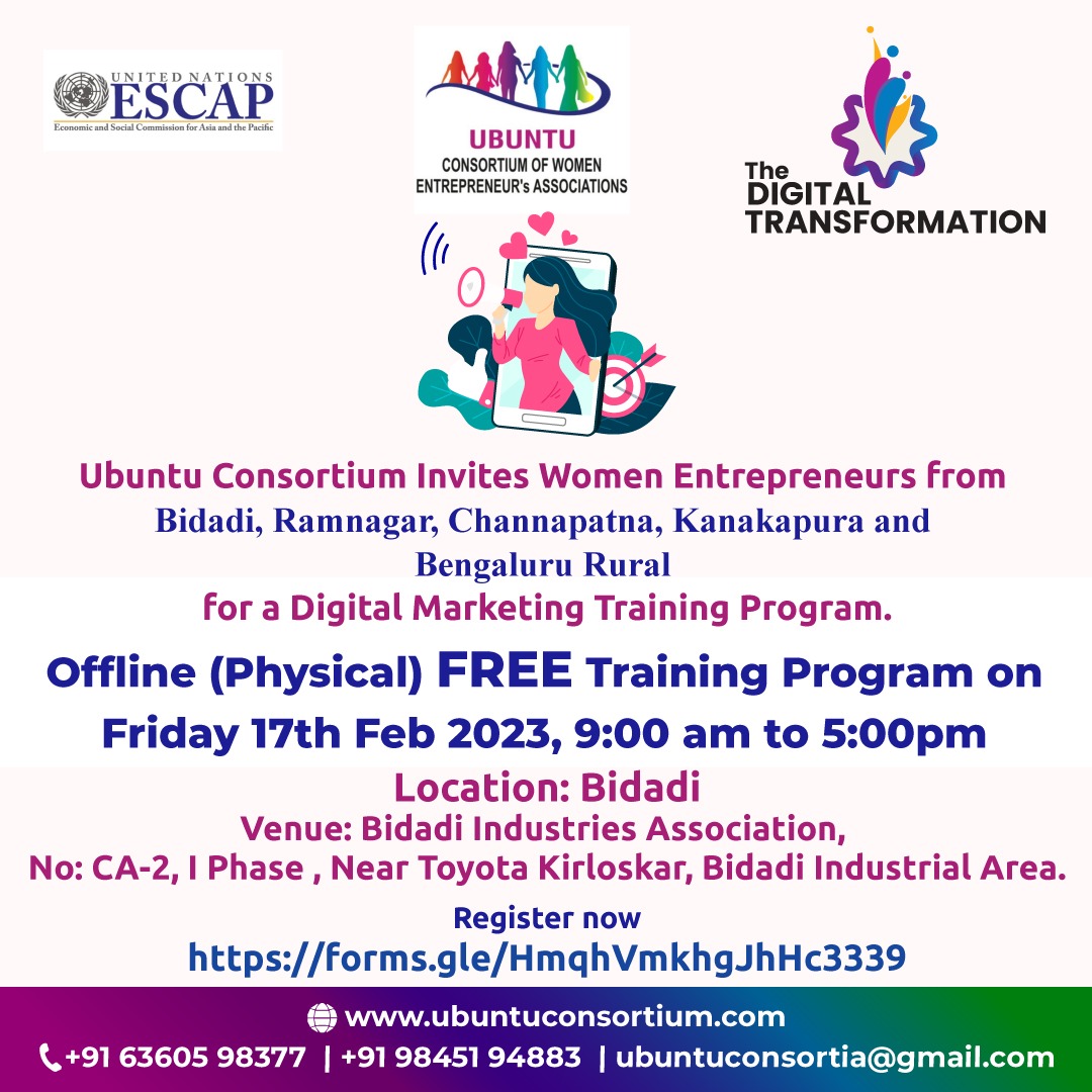 UbuntuConsorti1's tweet photo. Women entrepreneurs are participating, Have you registered yet? Join us to hear their stories and obtain a solution for your businesses.

Get Registered: https://t.co/Tb4kqCc6RX

#ubuntuconsortium #womenentrepreneurs #digitalmarketingtraining #digitalmarketing #training https://t.co/eYHEzmTo65