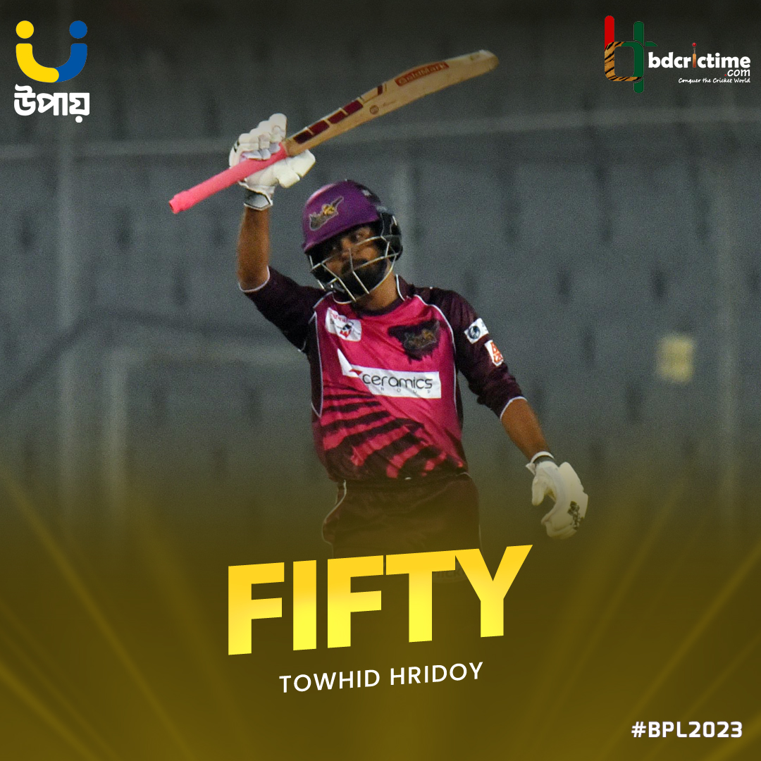 BDCricTime's tweet photo. Hridoy back in form, his 4th fifty in #BPL2023
Live- https://t.co/MmGqz5zXmb
#SSvKT https://t.co/lkY5uR1nzy
