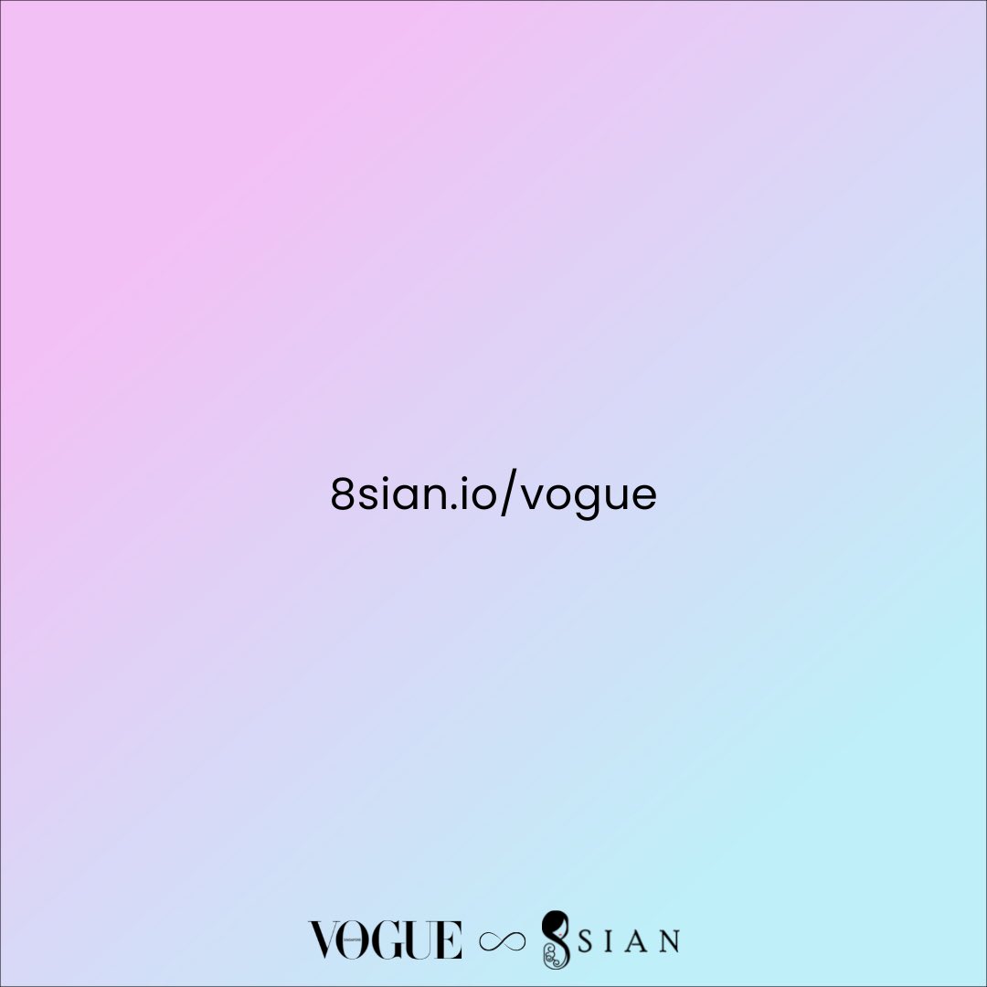 💘Website is LIVE! 💘

Pre-register now to receive updates!

💘 8sian.io/vogue 💘

Giving away 5 Lovelists
- Like &amp; RT
- Follow @VogueSingapore <a href="/8siannft/">8siannft</a>
- Comment #Vogue8SIAN