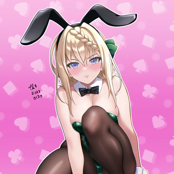 バニーパース(ちょい早めに投稿) #艦これ #艦これ版深夜の真剣お絵描き60分一本勝負#艦これ版真剣お絵描き60分一本勝負_20230130 