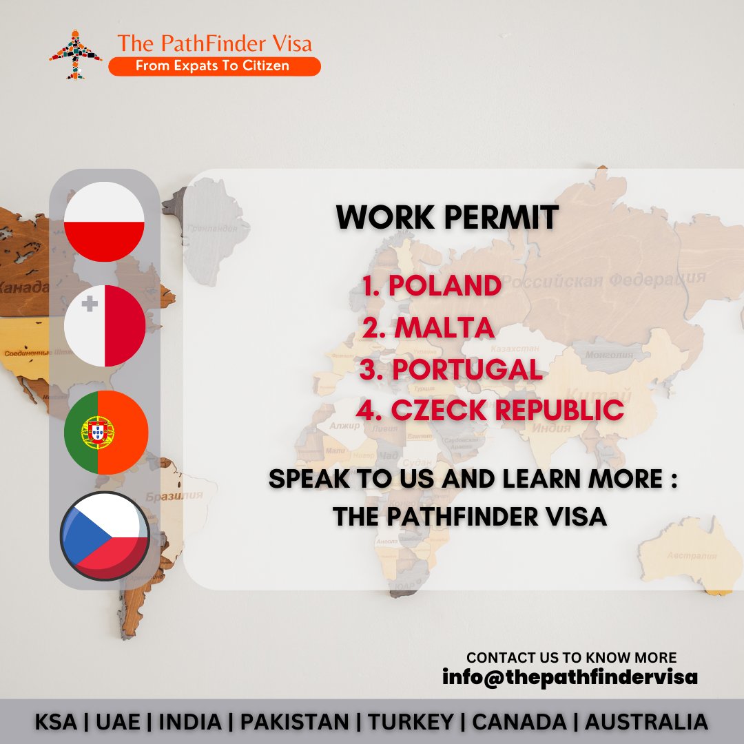 Work Permit Poland, Malta, Portugal ,Czeck Republic Speak To Us And Learn More : The Pathfinder Visa

 #poland  #polska  #warsaw  #warszawa  #igerspoland  #malta  #lovemalta  #gozo  #valletta  #bluelagoon  #portugal  #lisboa  #lisbon  #super_portugal  #visitportugal  #portugalde