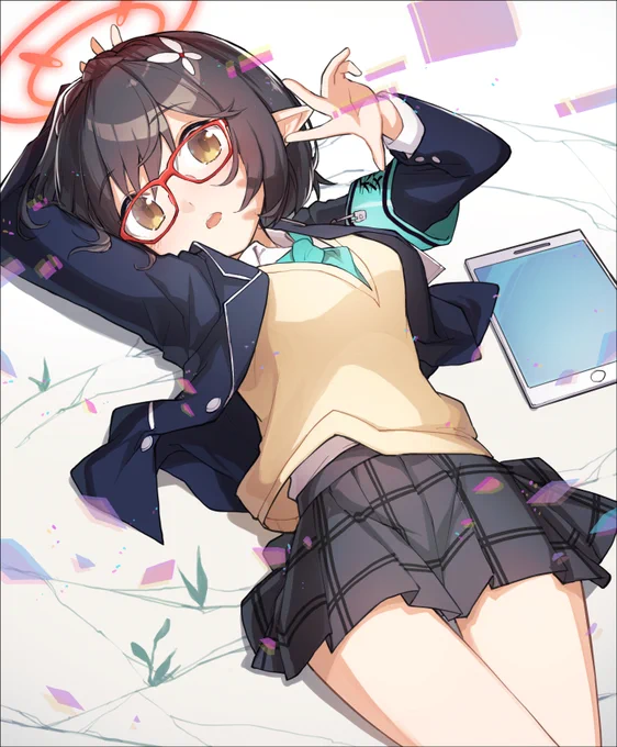 奥空アヤネさんのイラストです #ブルアカ 