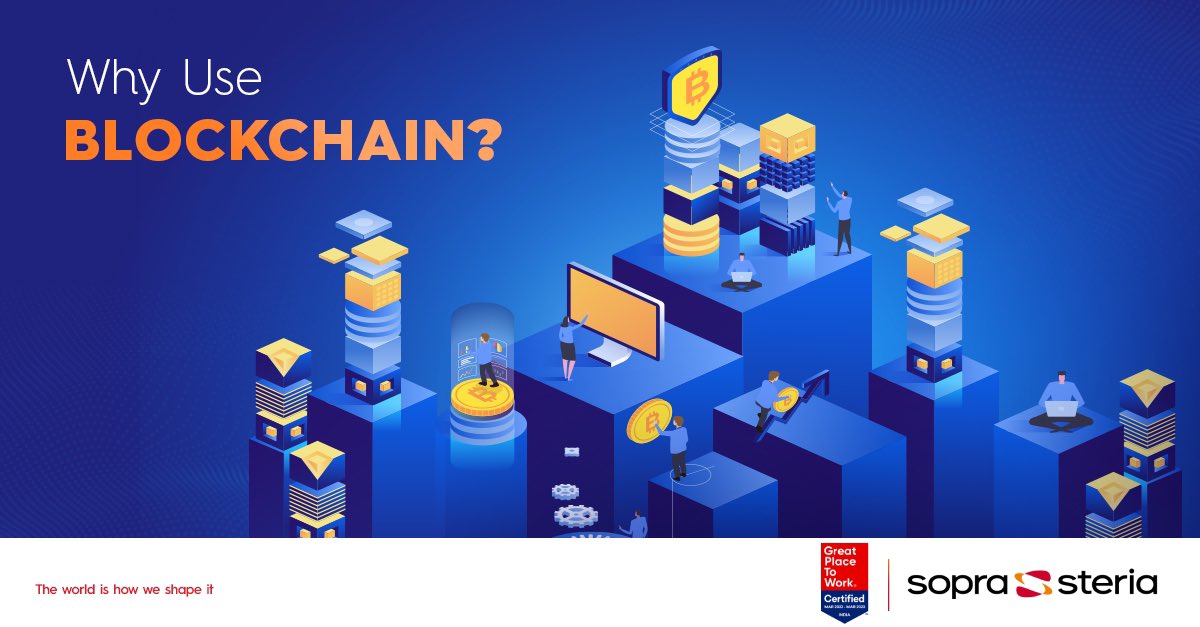 SopraSteria_IN's tweet photo. Decentralization is the future &amp; blockchain is the way to make it happen.  #SopraSteriaIndia #TheWorldIsHowWeShapeIt #Blockchain #Blockchaintechnology #blockchainnews #blockchainwallet #trendupdate #ITIndustry #Cybersecurity https://t.co/nNB0NHBlYp