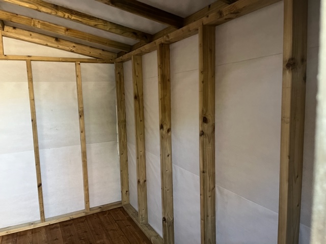 SawmillUk's tweet photo. Bespoke heavy duty shed made to customers spec. πͺ
4x2 framework, vapour barrier installed & extra height as requested.
EPDM rubber roof as standard.
Call us for a quote 01924 374 953 or email office@the-sawmill.co.uk
#heavyduty #shed #vapourbarrier #epdmroof #pressuretreated https://t.co/ZNKiLDfUYr